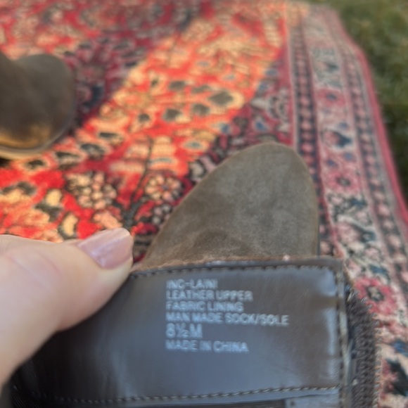 Women’s Leather Boots Size 8.5 INC - Picture 5 of 6